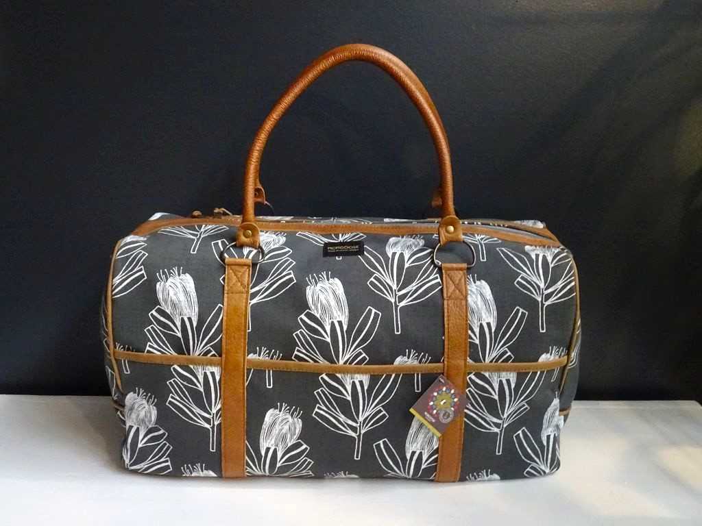Mongoose handcrafted Weekend Bag Sugarbush Design South Africa Tasche Südafrika