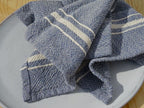 Barrydale Hand Weavers Contemporary Serviette Variegated Stripes "Indigo"