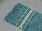 Barrydale Hand Weavers Contemporary Serviette Variegated Stripes "Teal"