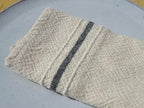 Barrydale Hand Weavers Country Serviette Variegated Stripes "Charcoal"
