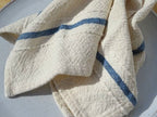 Barrydale Hand Weavers Country Serviette Variegated Stripes "Denim"