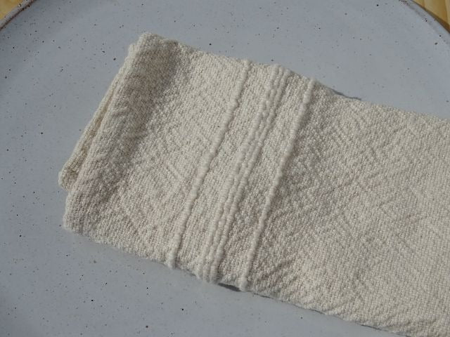 Barrydale Hand Weavers Country Serviette Variegated Stripes "Natural"