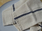 Barrydale Hand Weavers Country Serviette Variegated Stripes "Navy