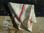Barrydale Hand Weavers Country Serviette Variegated Stripes "Red"