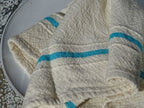 Barrydale Hand Weavers Country Serviette Variegated Stripes "Turquoise"