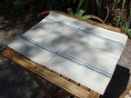 Barrydale Hand Weavers Country Towel Variegated Stripes "Denim"
