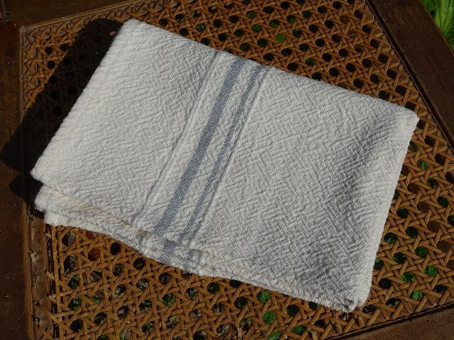 Barrydale Hand Weavers Country Towel Variegated Stripes" Grey"