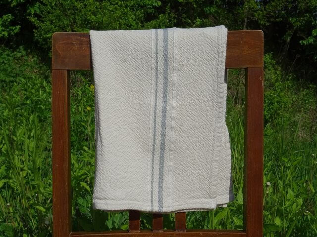 Barrydale Hand Weavers Country Towel Variegated Stripes" Grey"