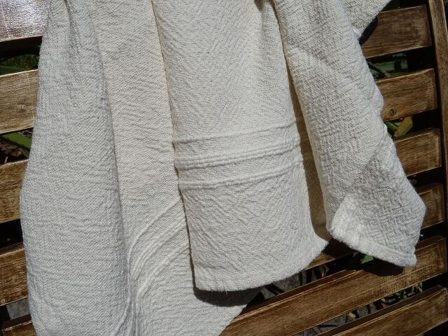 Barrydale Hand Weavers Country Towel Variegated Stripes "Natural"