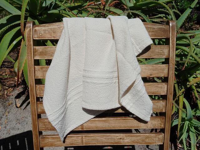 Barrydale Hand Weavers Country Towel Variegated Stripes "Natural"
