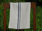 Barrydale Hand Weavers Country Towel Variegated Stripes "Navy"