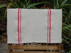 Barrydale Hand Weavers Country Towel Variegated Stripes "Red"