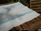 Barrydale Hand Weavers Country Towel Variegated Stripes "Teal"