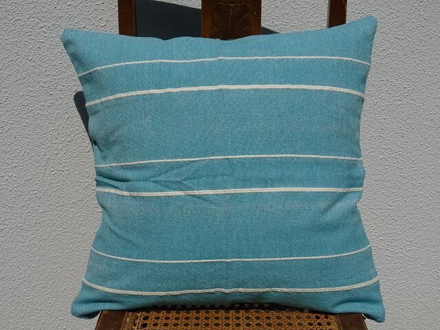 Barrydale Hand Weavers Kissenhülle Contemporary Range "Teal"