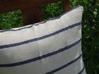 Barrydale Hand Weavers Kissenhülle Country Range "Navy Stripes"