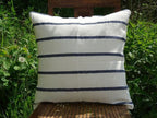 Barrydale Hand Weavers Kissenhülle Country Range "Navy Stripes"