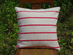 Barrydale Hand Weavers Kissenhülle Country Range "Red Stripes"