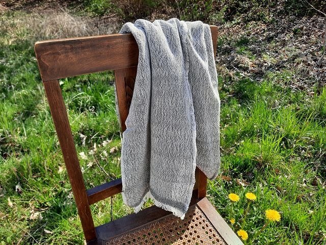 Barrydale Hand Weavers Schal Scarf "Charcoal"