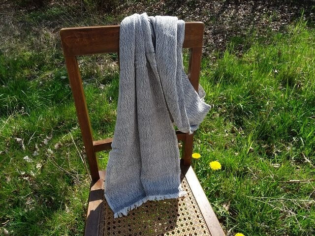 Barrydale Hand Weavers Schal Scarf "Charcoal"
