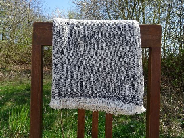 Barrydale Hand Weavers Schal Scarf "Charcoal"