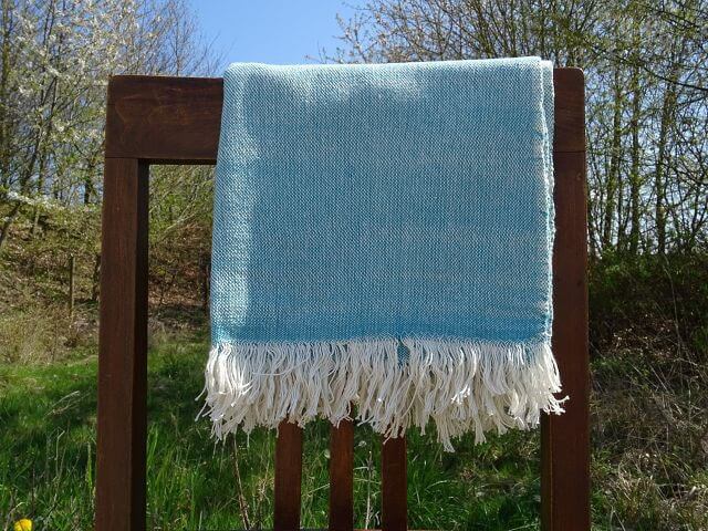 Barrydale Hand Weavers Schal Scarf "Teal"