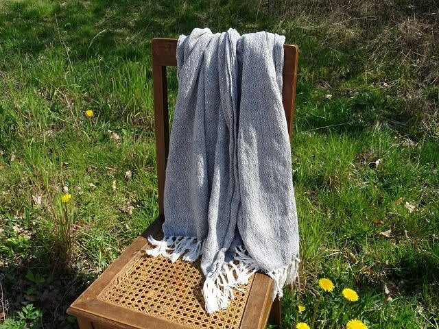 Barrydale Hand Weavers Schal Shawl "Charcoal"