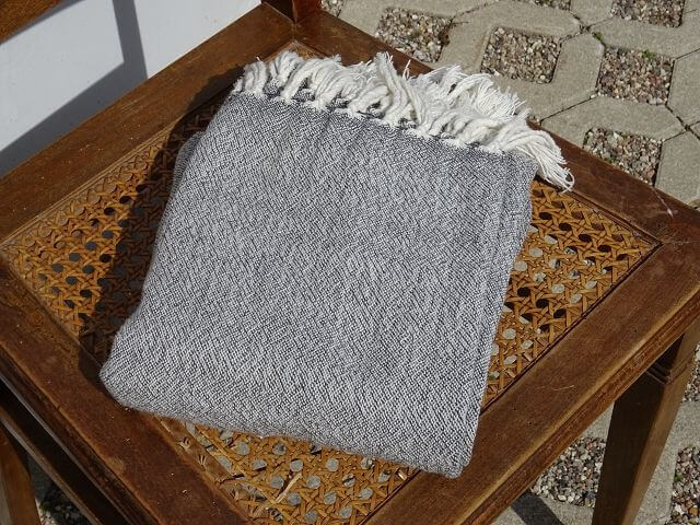 Barrydale Hand Weavers Schal Shawl "Charcoal"