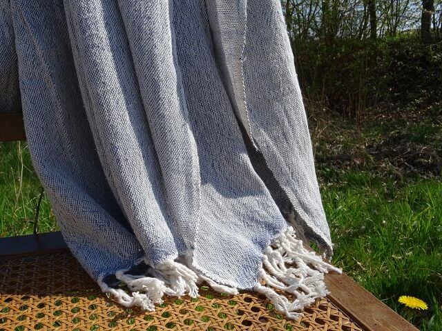 Barrydale Hand Weavers Schal Shawl "Indigo"