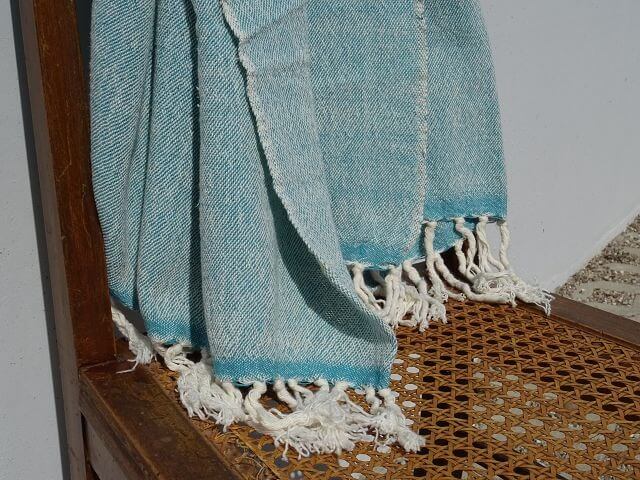 Barrydale Hand Weavers Schal Shawl "Teal"