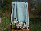 Barrydale Hand Weavers Schal Shawl "Teal"