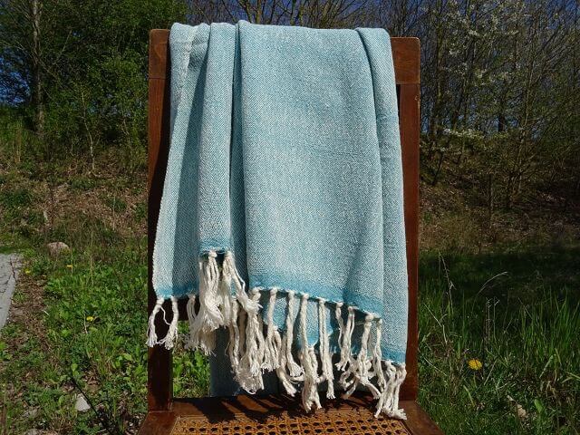 Barrydale Hand Weavers Schal Shawl "Teal"