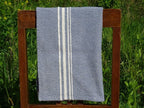 Barrydale Weavers Contemporary Towel Variegated Stripes "Indigo"