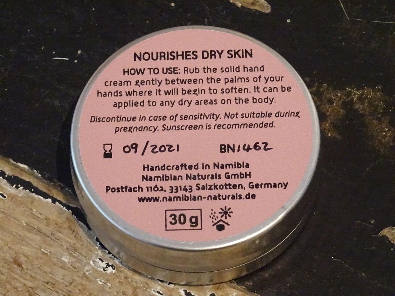 Desert Secrets Solid Hand Cream feste Handcreme 30 g