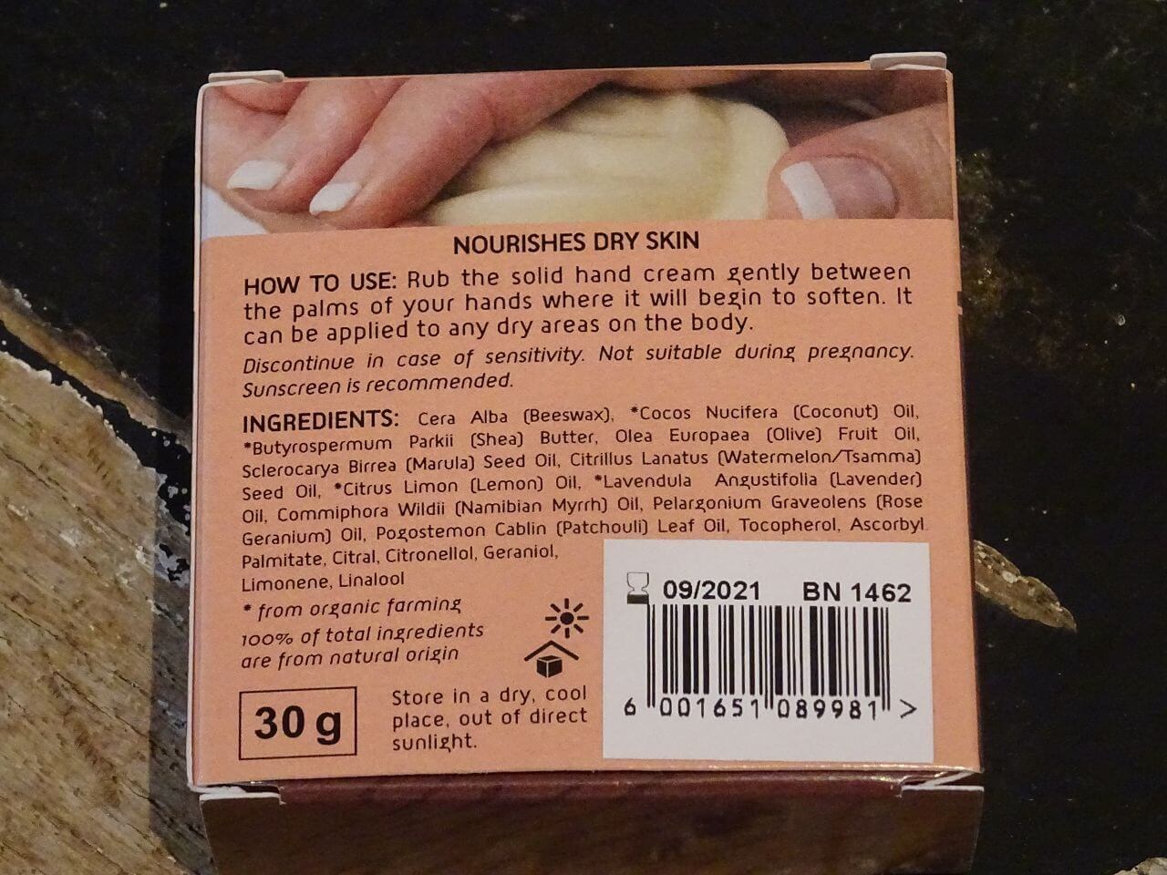 Desert Secrets Solid Hand Cream feste Handcreme 30 g