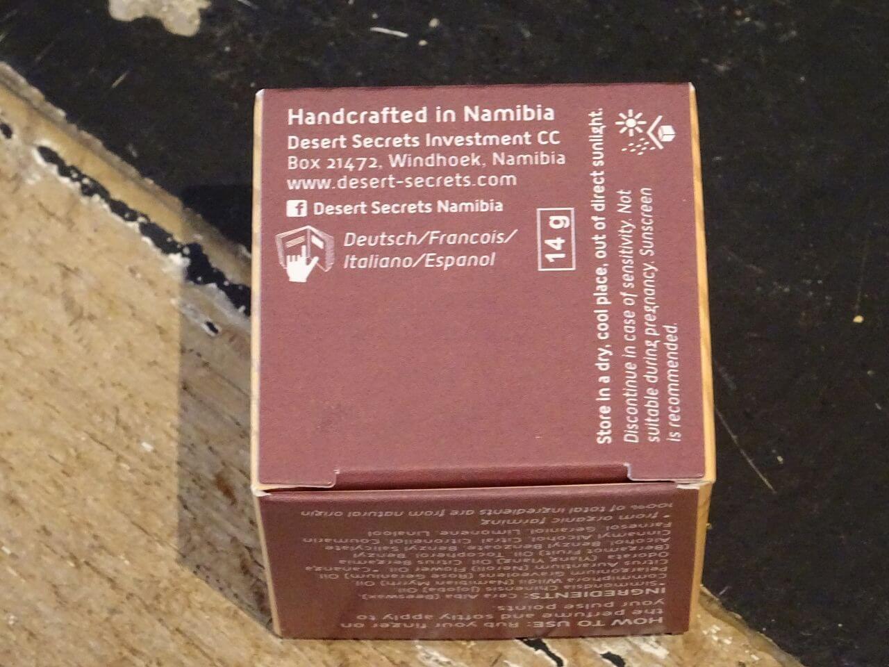 Desert Secrets Solid Perfume Parfüm in fester Form 14 g