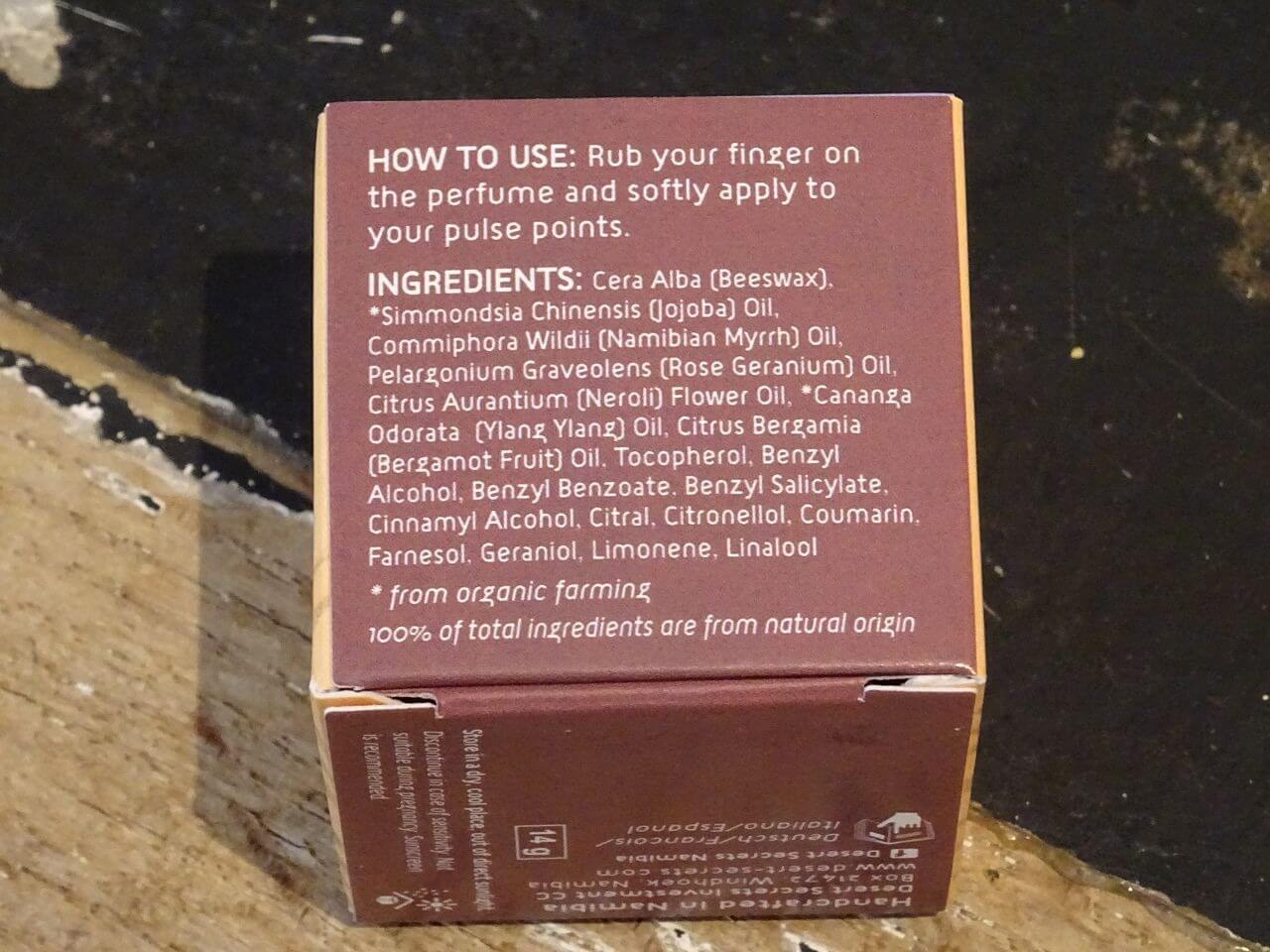 Desert Secrets Solid Perfume Parfüm in fester Form 14 g