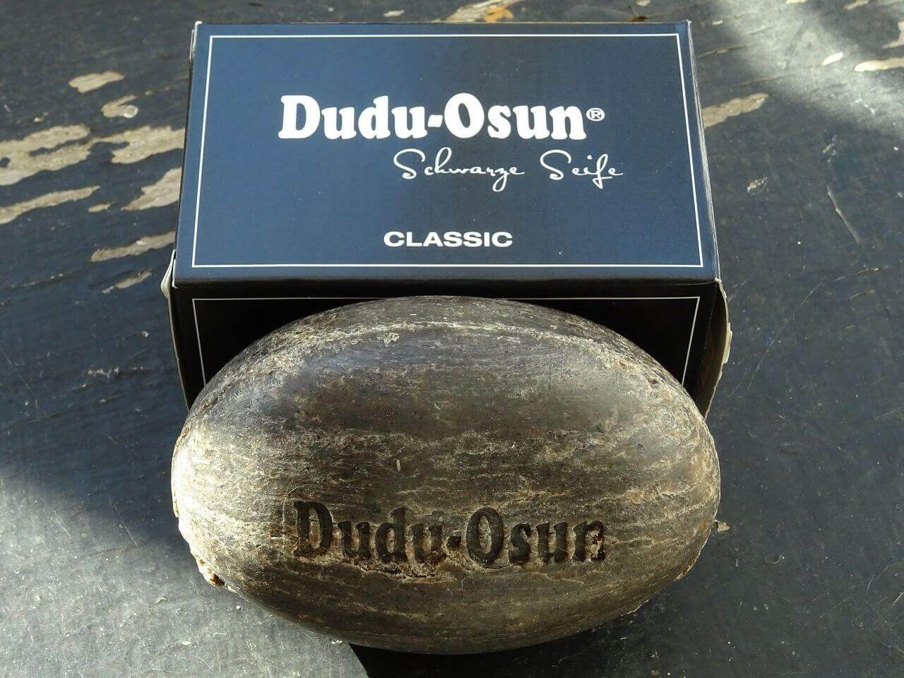 Dudu-Osun Classic Schwarze Seife Bio 150 g mit Parfüm