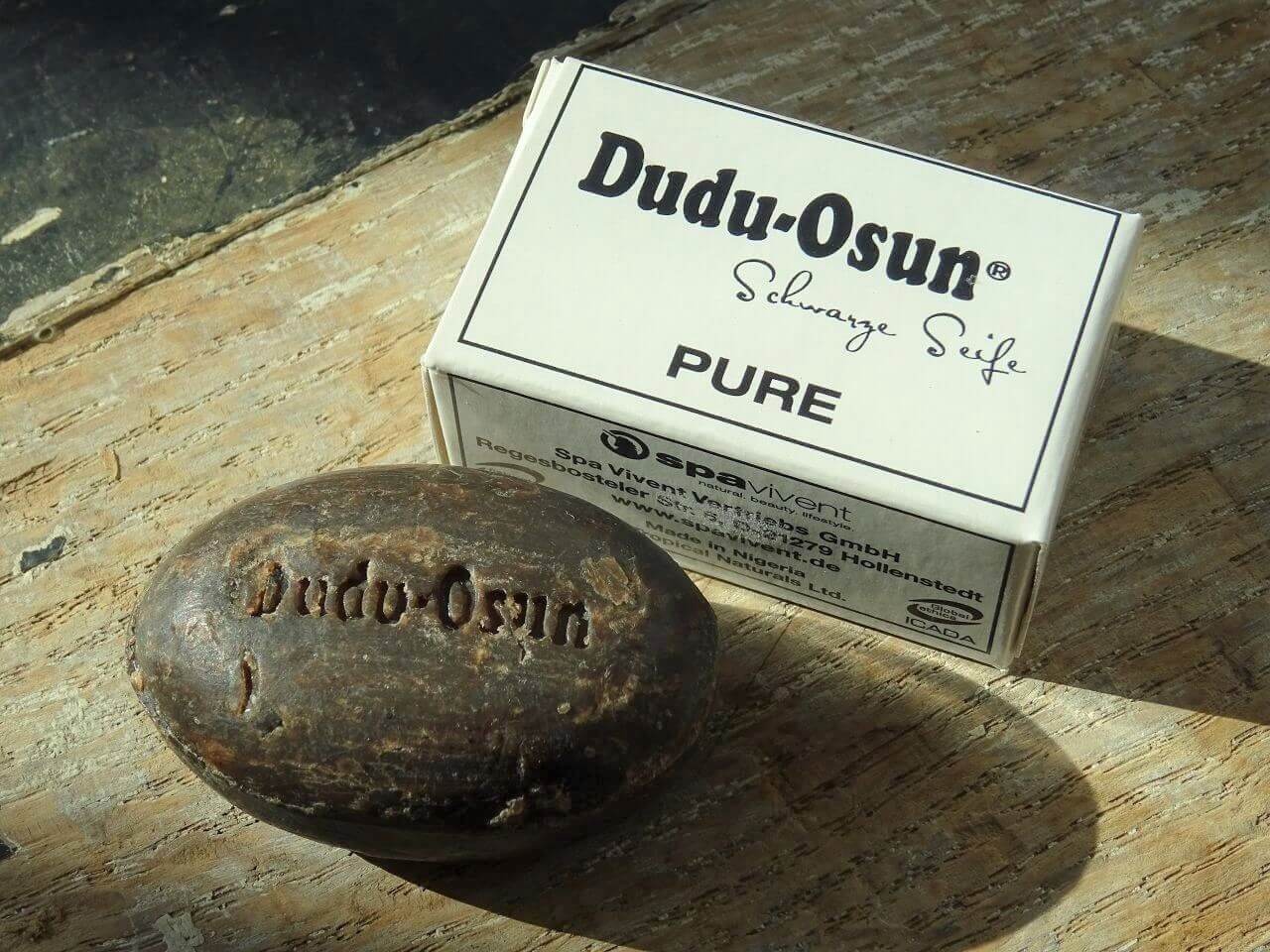 Schwarze Seife Dudu-Osun Pure 25 g ohne Parfüm