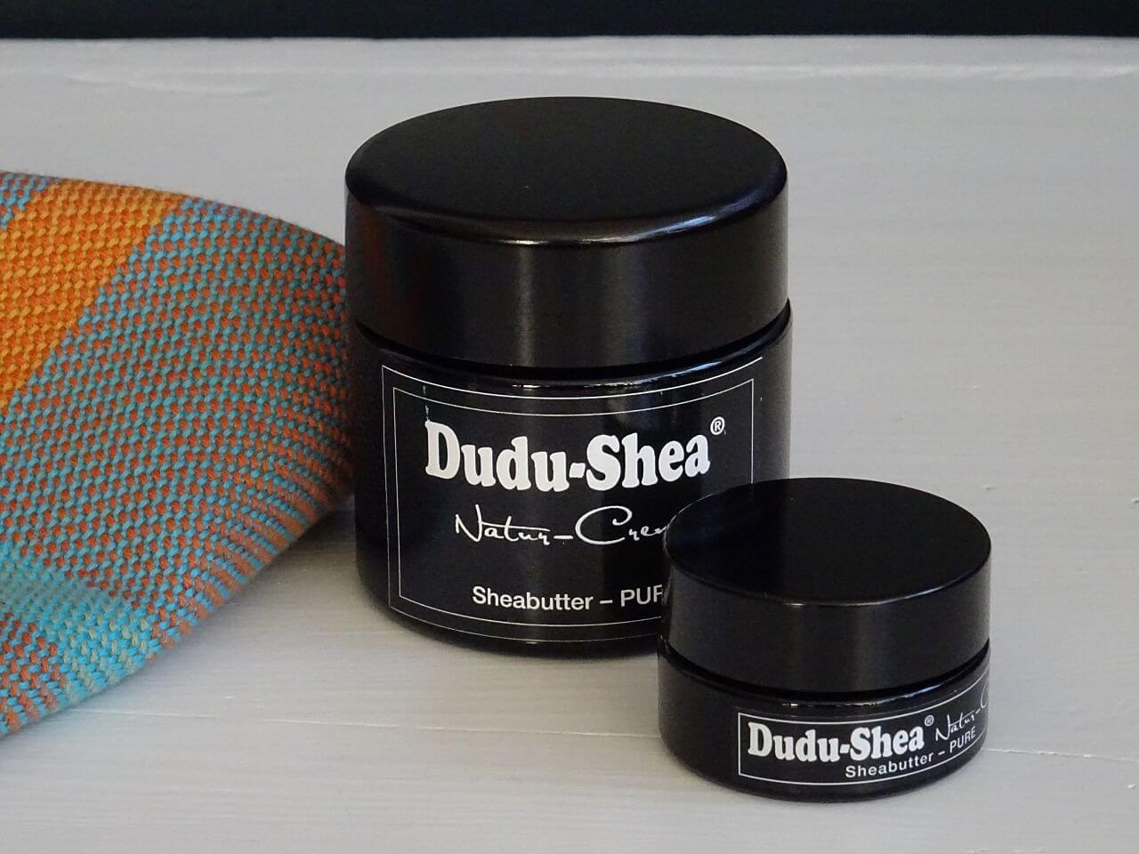 Dudu-Shea Natur-Creme "Pure" Sheabutter 100 ml im Glastiegel