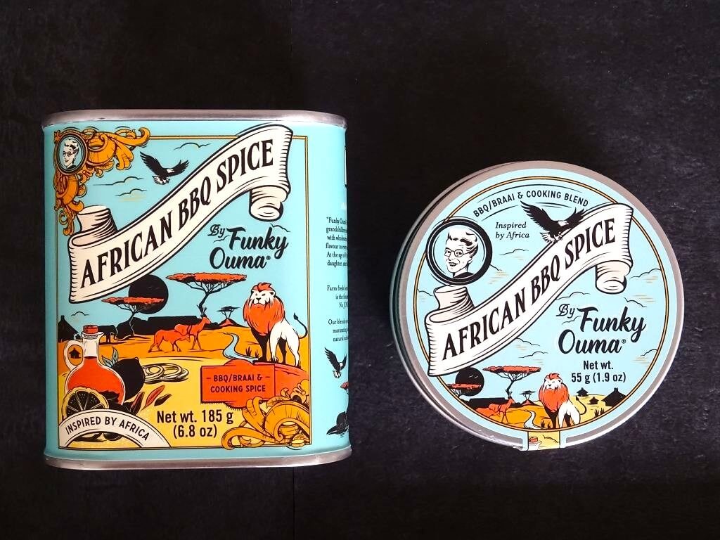 Funky Ouma African BBQ Spice 185 g Tin