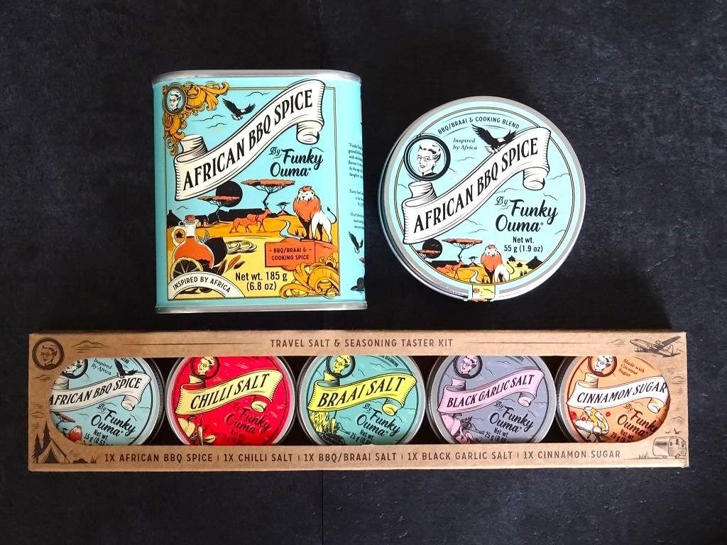 Funky Ouma African BBQ Spice 185 g Tin