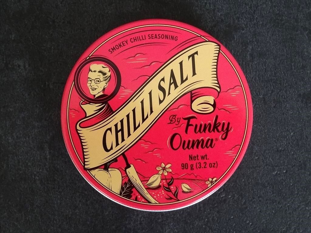 Funky Ouma Chilli Salt Gewürzsalz 90 g Travel Tin