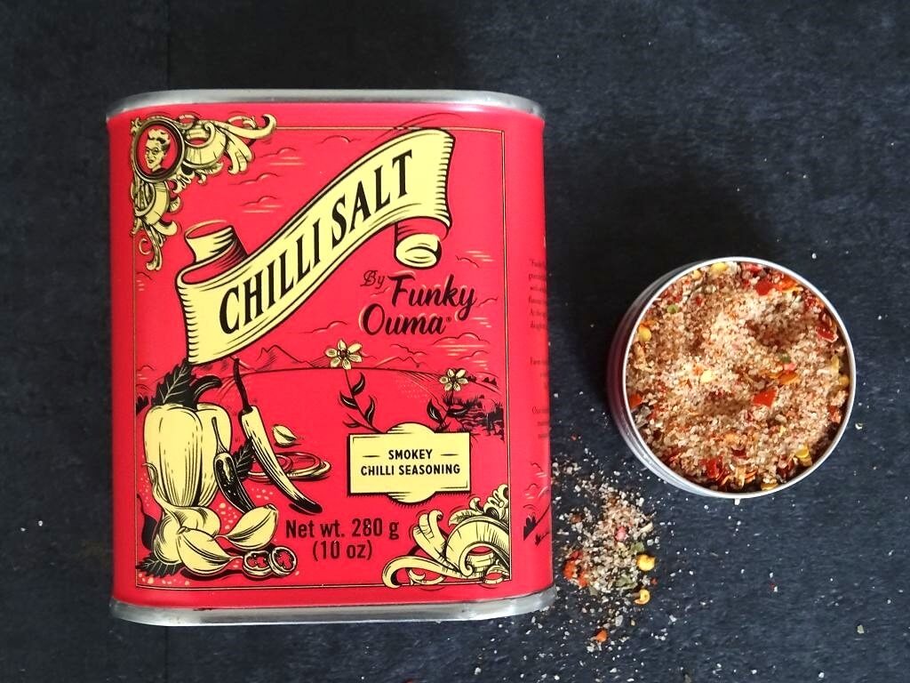Funky Ouma Chilli Salt Gewürzsalz 280 g Tin