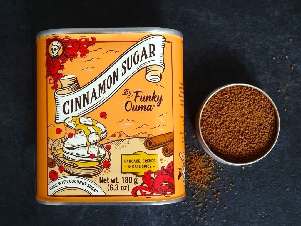 FUNKY OUMA Cinnamon Sugar 180 g Tin