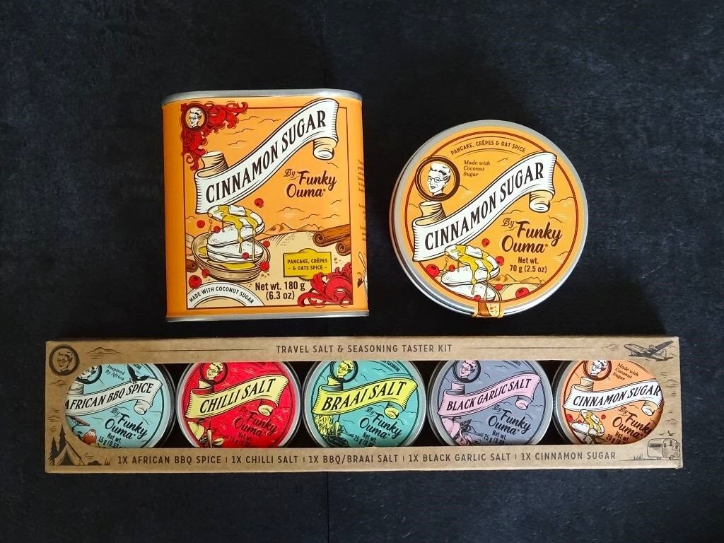FUNKY OUMA Cinnamon Sugar 180 g Tin