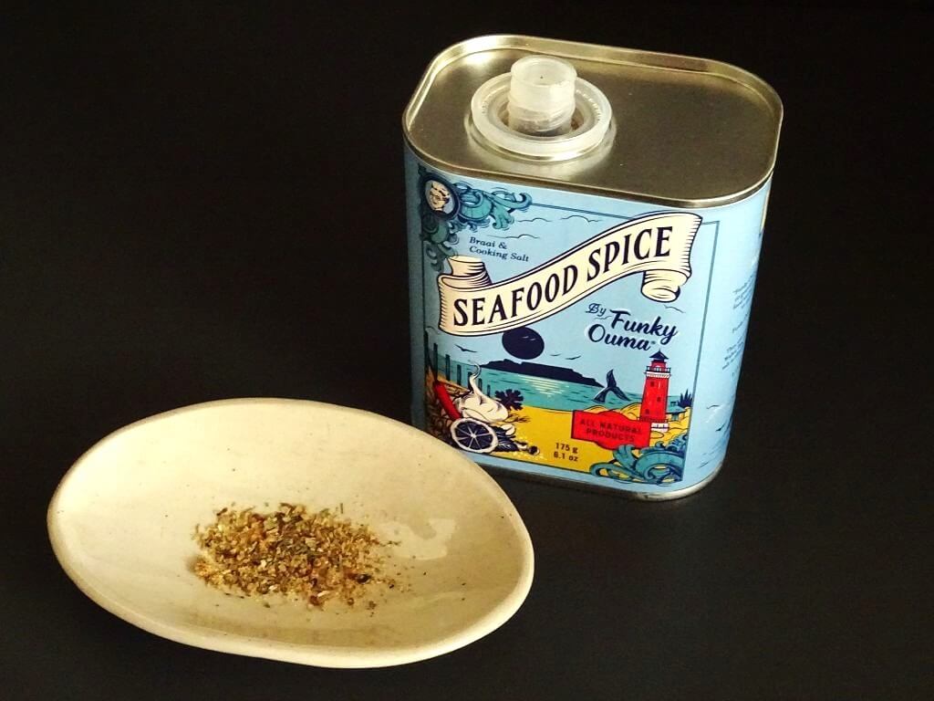 Die Funky Ouma Seafood Spice Gewürzsalzmischung mit natürlichen Zutaten