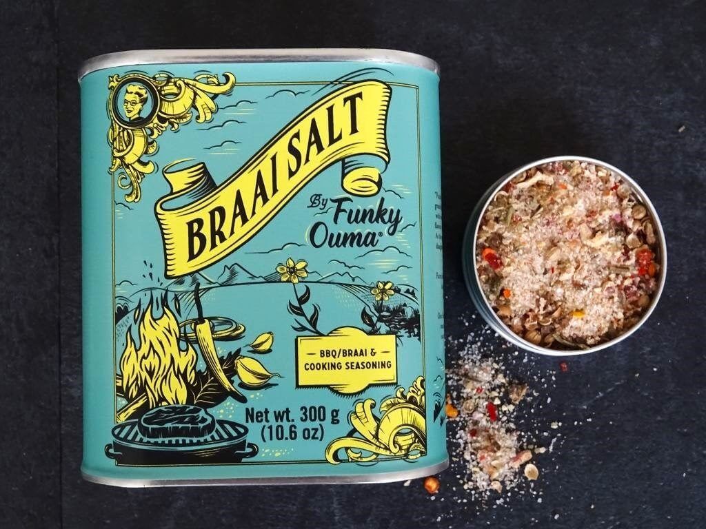 Funky Ouma Braai Salt Grillsalz 300 g Tin