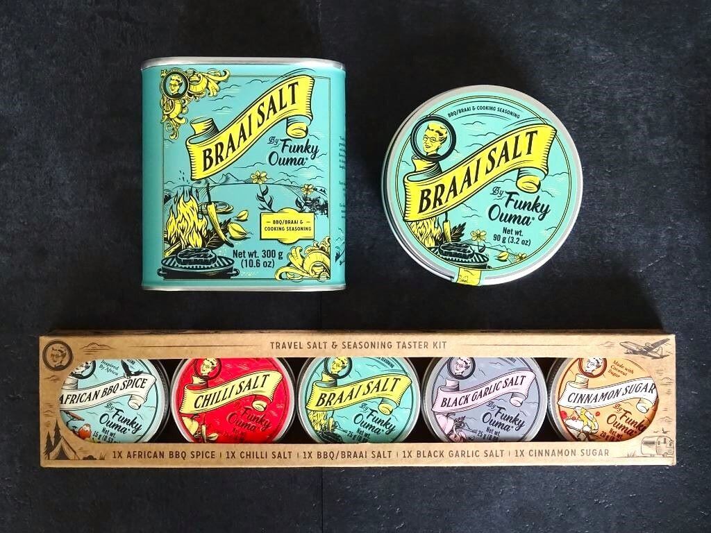 Funky Ouma Braai Salt Grillsalz 300 g Tin