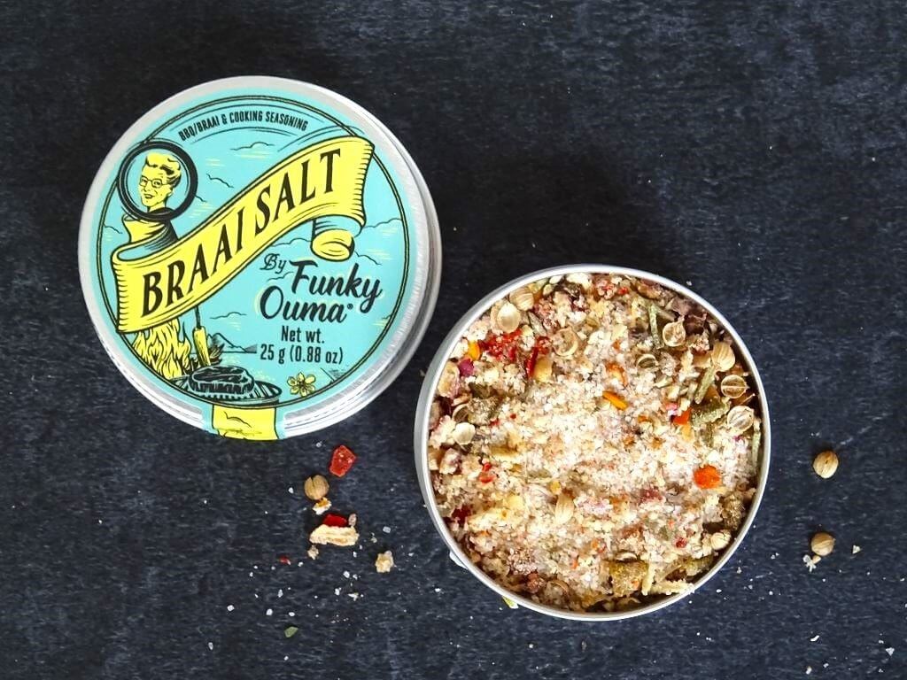 Funky Ouma Braai Salt Grillsalz 90 g Travel Tin
