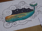 Growing Paper Grußkarte "Whale" Nautical Paper Tales